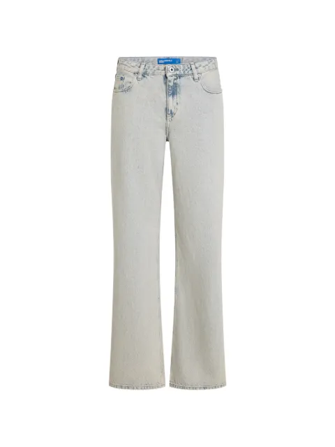 Karl Lagerfeld Jeans slit-hem jeans Neutrals B2W100911YK
