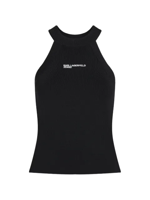 Karl Lagerfeld Jeans logo tank top Black B2W18022999