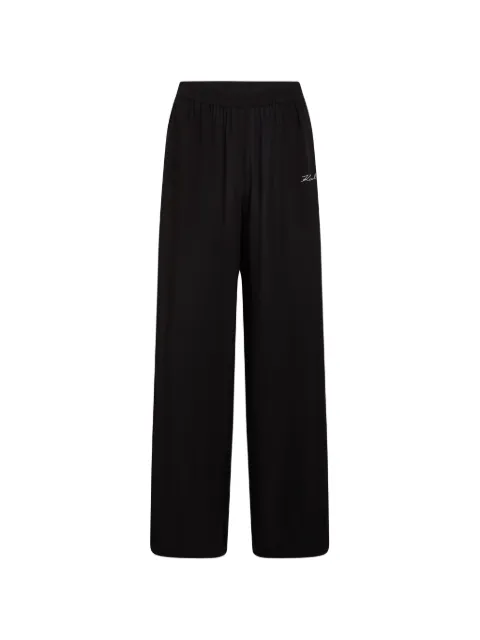Karl Lagerfeld logo detail track pants Black B2W46037999