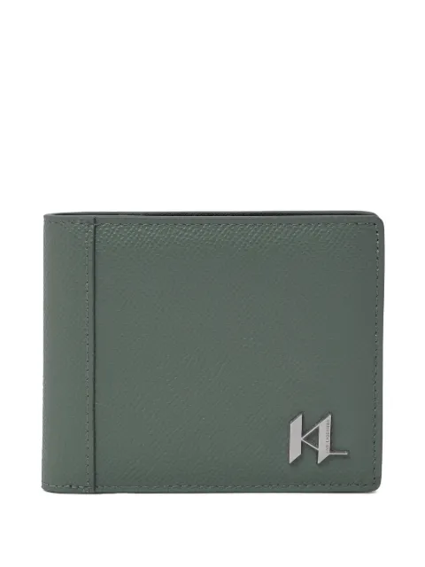 Karl Lagerfeld K/Monogram leather wallet Green A3M301822FJ