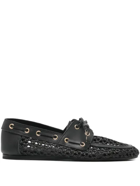 Ancient Greek Sandals woven derby shoes Black PLIARIAVACHETTANETBLACK