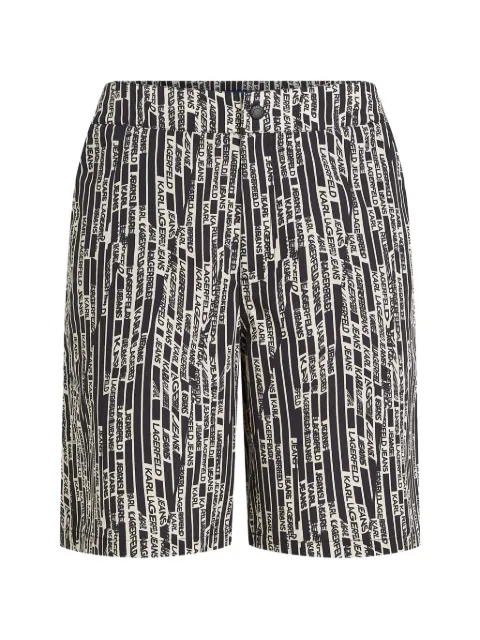 Karl Lagerfeld Jeans all-over print shorts Black B2M100531IJ