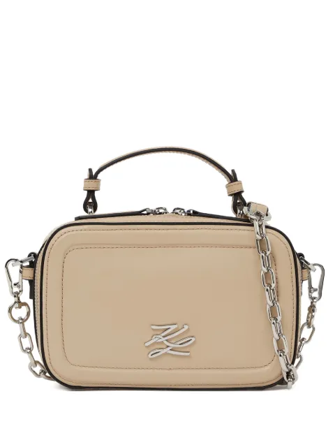 Karl Lagerfeld small K/Autograph cross body bag Neutrals B1W302692FT