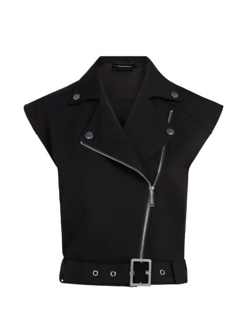 Karl Lagerfeld biker zip-up jacket Black B2W20001999