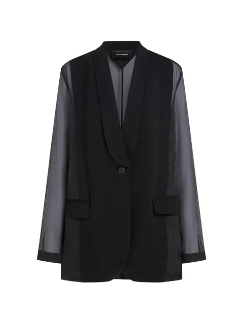 Karl Lagerfeld long-sleeve blazer Black B2W14012999