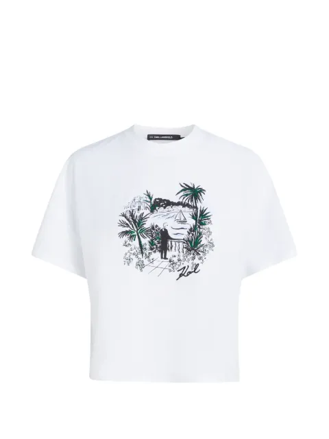 Karl Lagerfeld Villa la Vigie T-shirt White B2W17012100