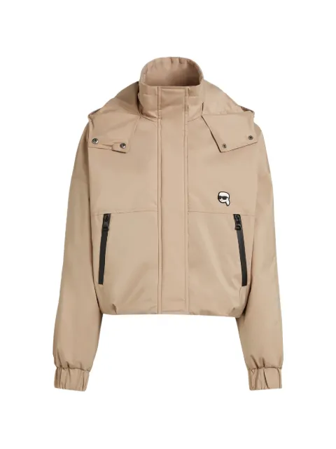 Karl Lagerfeld Ikon hooded jacket Neutrals LWEMP606741