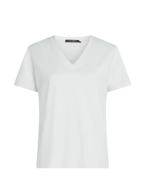 Karl Lagerfeld V-neck T-shirt White B2W17096100