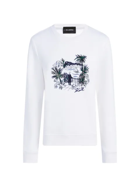 Karl Lagerfeld graphic-print T-shirt Neutrals B2W20009B09