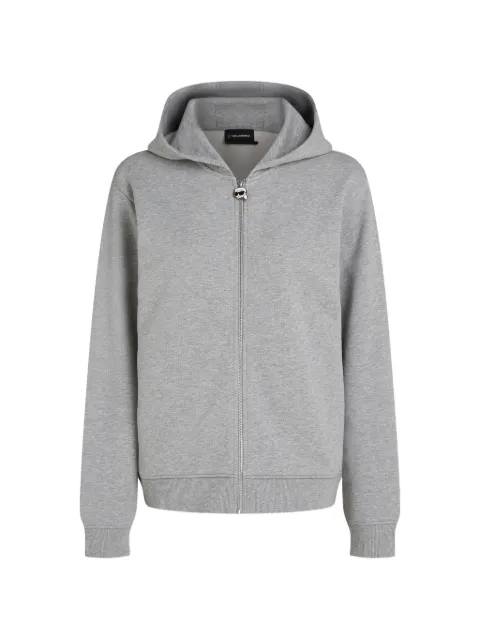 Karl Lagerfeld zip-up ikon hoodie Grey B2W20023257