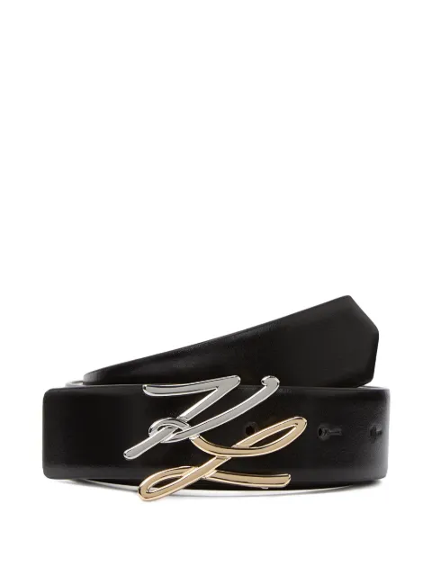 Karl Lagerfeld K/Autograph reversible belt Black B1W33044101