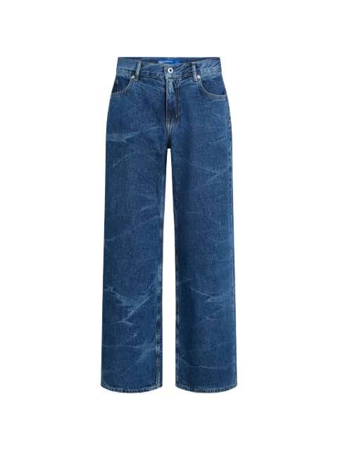 Karl Lagerfeld Jeans wrinkle-effect jeans Blue B2W10101D98