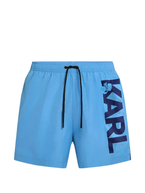 Karl Lagerfeld logo swim shorts Blue A1M46013349