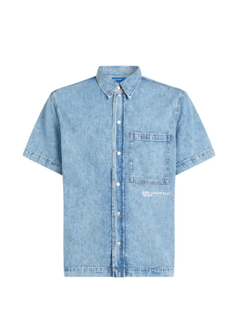 Karl Lagerfeld Jeans chest-pocket shirt Blue B2M16013356