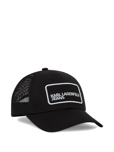 Karl Lagerfeld Jeans logo trucker cap Black B2M33060