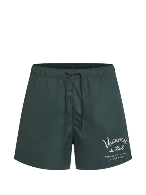 Karl Lagerfeld Vacances de Karl swim shorts Green B2M460382HP