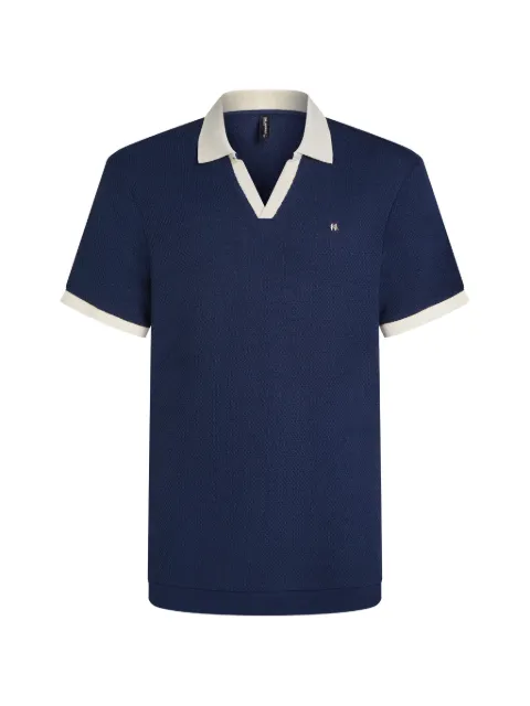 Karl Lagerfeld logo-appliqué T-shirt Blue B2M460622FS