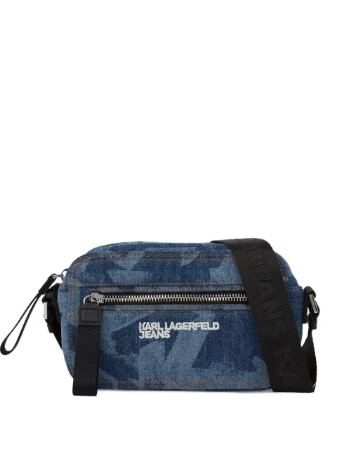 Karl Lagerfeld Jeans monogram menssager bag Blue B2M30165