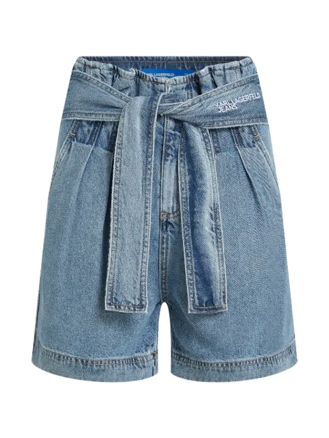 Karl Lagerfeld Jeans belt denim shorts Blue B2W100691BM