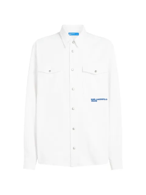 Karl Lagerfeld Jeans graphic-print shirt White B2M16020100