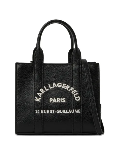Karl Lagerfeld mini Rue St-Guillaume tote bag Black B1W30042101