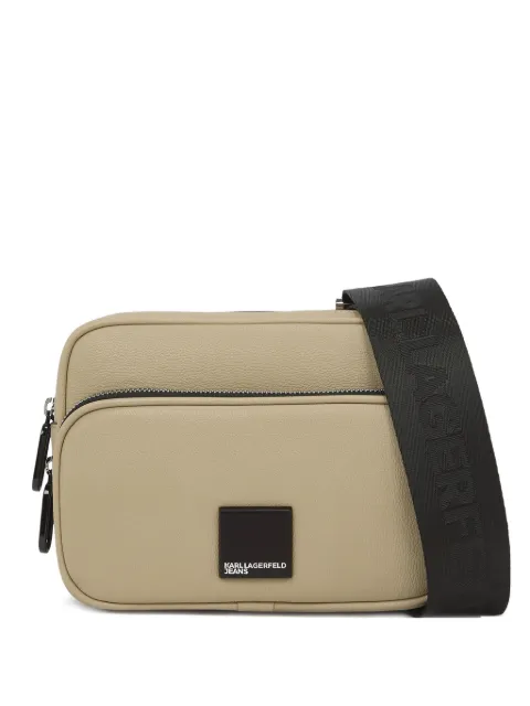 Karl Lagerfeld Jeans box logo camera shoulder bag Neutrals A3M30243