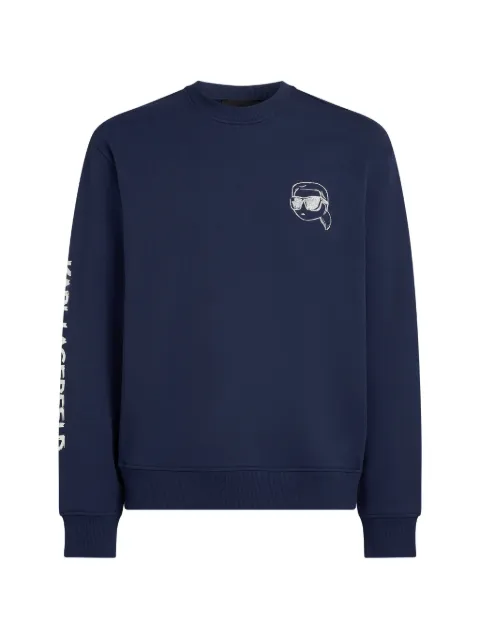 Karl Lagerfeld Ikon logo relaxed sweater Blue A1M200822FS