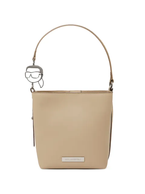Karl Lagerfeld Ikon smooth bucket bag Neutrals B2W302442FT