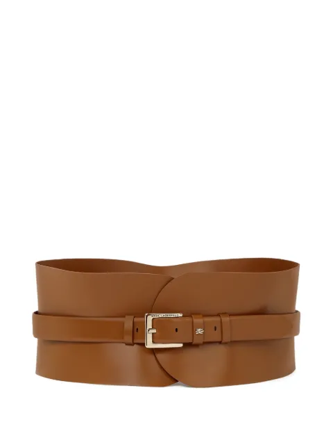 Karl Lagerfeld K/Essential leather belt Brown A1W330631UR