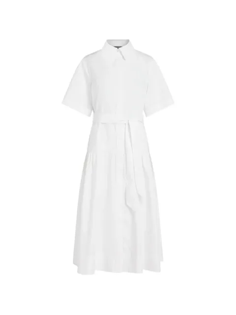 Karl Lagerfeld tie-waist midi shirt dress White B2W13017100