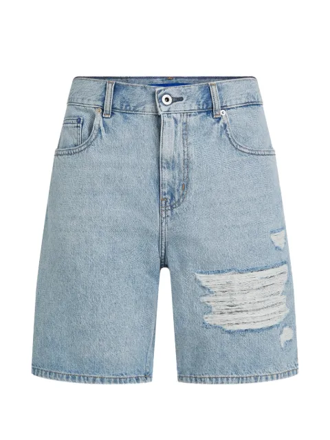 Karl Lagerfeld Jeans distressed shorts Blue B2M101392AF