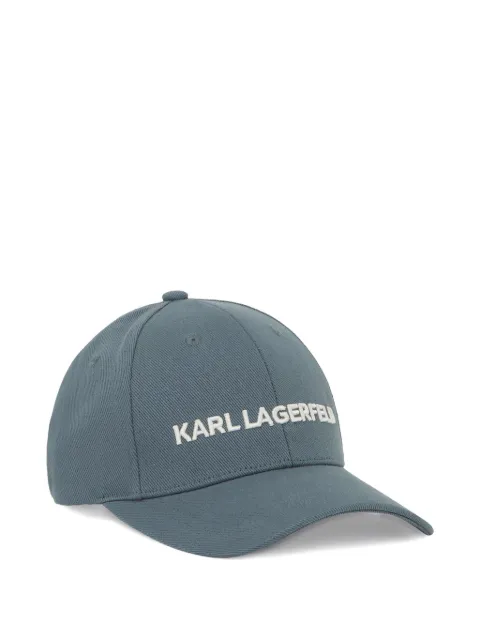 Karl Lagerfeld embroidered-logo baseball cap Blue A3M331492NH