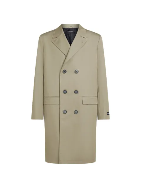 Karl Lagerfeld double-breasted coat Neutrals B2M150062HN