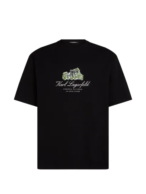 Karl Lagerfeld Villa La Vigie T-shirt Black B2M17031999