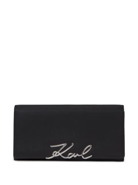 Karl Lagerfeld K/Signature continental wallet Black B2W320141AV