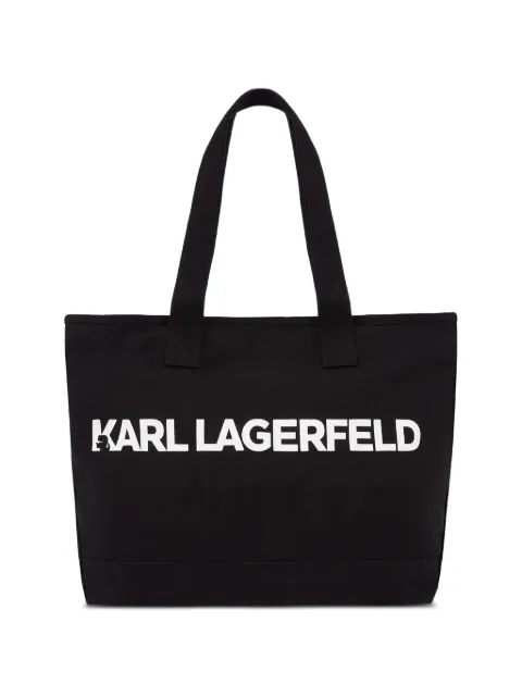 Karl Lagerfeld logo-detail tote bag Black B2M50100999