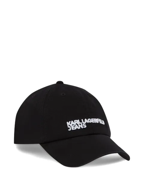 Karl Lagerfeld Jeans logo essential cap Black B2M33012