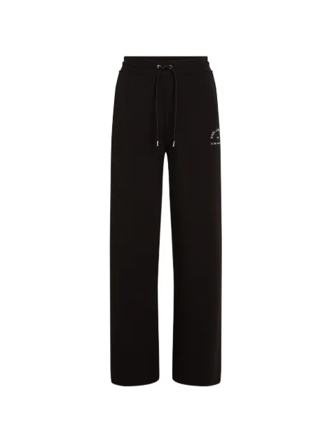 Karl Lagerfeld Rue St-Guillaume logo-detail drawstring track pants Black B2W10145999