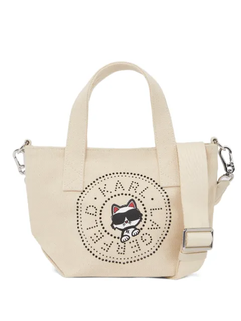 Karl Lagerfeld small Ikon Choupette tote bag Neutrals B2W50089110