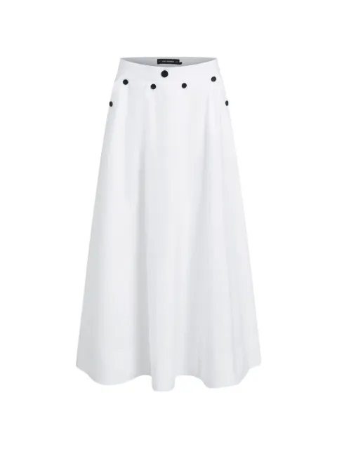 Karl Lagerfeld button midi skirt White B2W12004100