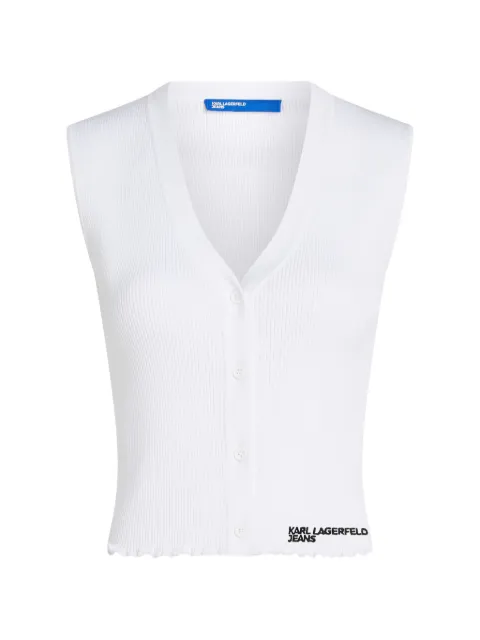 Karl Lagerfeld Jeans V-neck top White B2W18024100