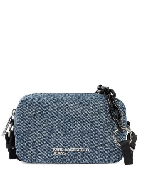 Karl Lagerfeld Jeans Camera bag chain crossbody bag Blue B2W301241ES