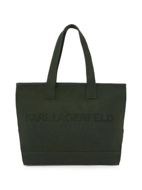 Karl Lagerfeld logo-detail tote bag Green B2M501002HP