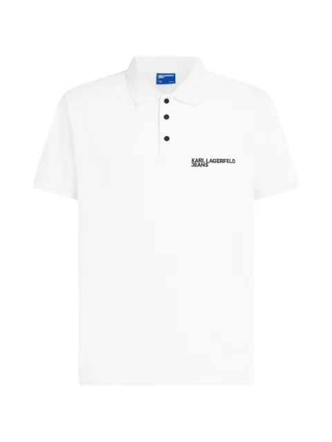 Karl Lagerfeld Jeans cotton polo shirt White A2M17094100