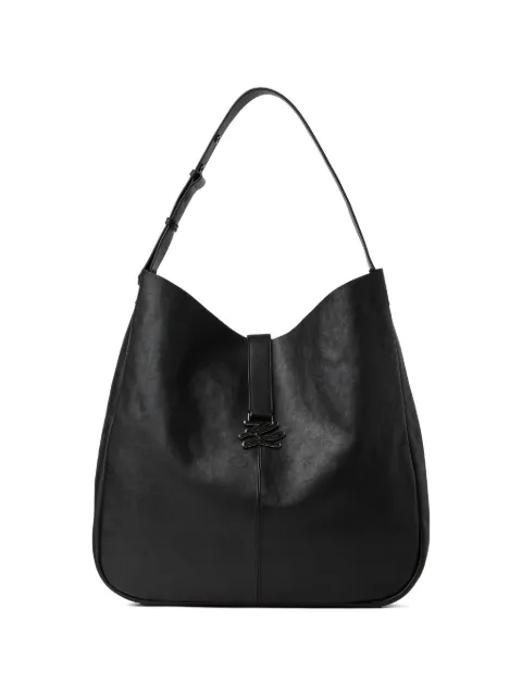 Karl Lagerfeld extra-large K/Autograph leather shoulder bag Black B2W302631AU