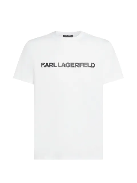 Karl Lagerfeld logo essential T-shirt White A2M17016100