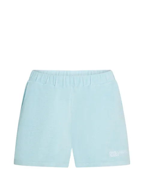 Karl Lagerfeld Jeans embroidered-logo shorts Blue B2W100641IG