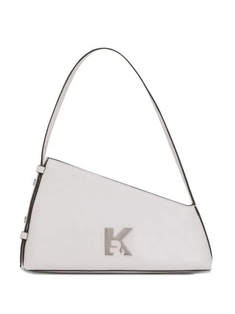 Karl Lagerfeld Jeans Geo leather shoulder bag White B1W30181110