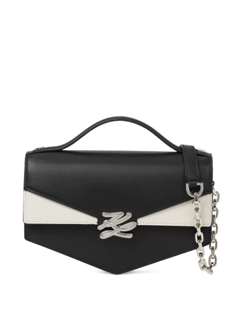 Karl Lagerfeld Karl Studio small Autograph tote bag Black B2W30256998