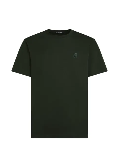 Karl Lagerfeld Kameo logo-embroidery T-shirt Green A1M170162HP